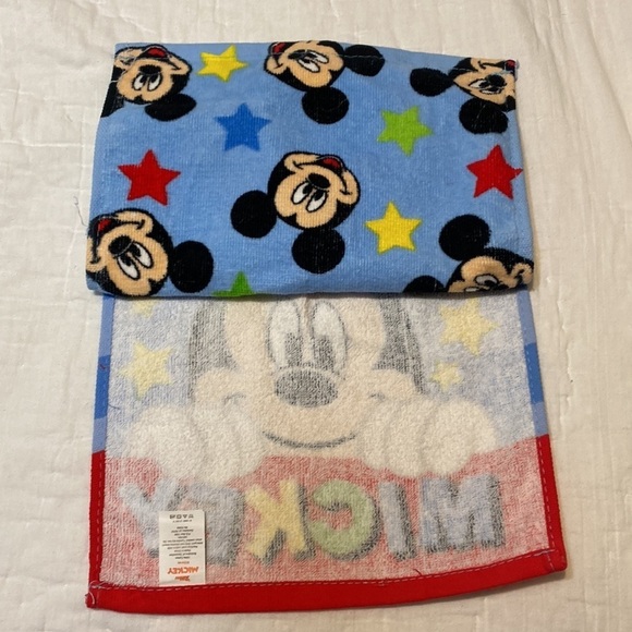 Disney Junior Mickey Mouse Toddler Pullover 2 Pack Cotton Bibs Blue Soft… - Picture 5 of 5